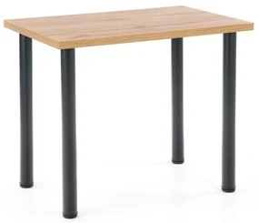 Jedálenský stôl Modex 2 Mini, dub wotan / čierna
