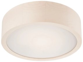 Biele stropné svietidlo so skleneným tienidlom ø 27 cm Eveline – LAMKUR