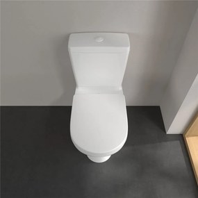 VILLEROY &amp; BOCH O.novo WC misa kombi s hlbokým splachovaním, spodný odpad, 360 x 670 mm, biela alpská, s povrchom CeramicPlus, 566101R1