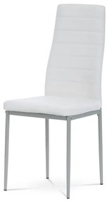 BONTEC Jedálenská stolička, čierna, ekokoža, DCL-377 BK Farba: Biela