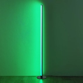 Čierna LED stojacia lampa (výška 110 cm) Tendo – Reality