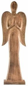InDecor Anjel z mangového dreva, 23 x 7 x 78 cm, 78 cm