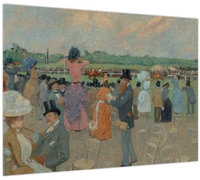 Obraz - Jean-Louis Forain, The Races at Longchamp, reprodukcia (70x50 cm)