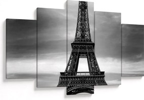 Obraz - Ružové auto v Paríži (150x105 cm)