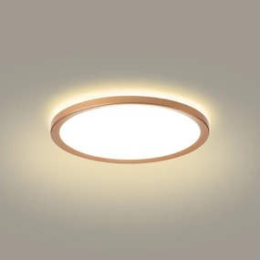 Brilagi - LED kúpeľňové stropné svietidlo ULTRA SLIM LED/18W/230V pr. 30 cm ružové zlato IP54