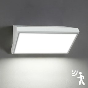 Brilagi-LED Vonkajšie nástenné svietidlo s pohybovým senzorom TRIANGLE LED/20W/230V biele IP65