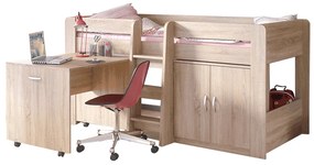 Kombinovaná posteľ do detskej izby FANY Farba: Dub sonoma