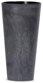 Plastový kvetináč DTUS200E 20 cm - antracit