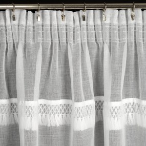 ZÁCLONA NA PÁSKE KIRA1 140X270 CM BIELA