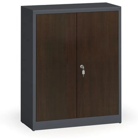 Alfa 3 Zvárané skrine s lamino dverami, 1150 x 920 x 400 mm, RAL 7016/wenge