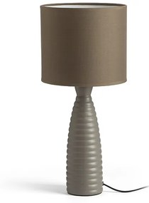 RENDL R13324 LAURA stolná lampa, dekoratívne béžovo-sivá