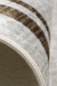 Protišmykový koberec MILANO 80007-01 krémový / hnedý