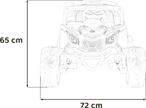 Ramiz Štvorkolka ATV CAN-AM Maverick čierna