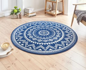 Hanse Home Collection koberce Kusový koberec Celebration 103442 Valencia Blue - 200x200 (priemer) kruh cm