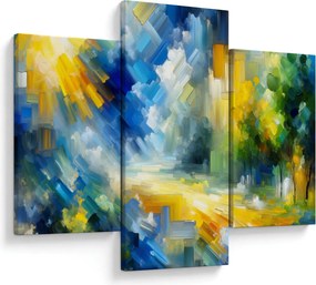 Obraz - Abstraktný slnečný deň (90x60 cm)