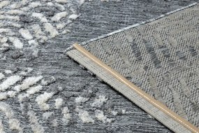 Koberec SOLE D3842 Heksagony - ploské tkanie sivý / béžový