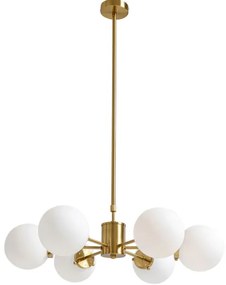 Heavenly gold visiaca lampa zlatá Ø70 cm