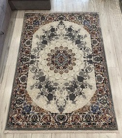 Orientálny koberec Kinki 29026-GOLD/GOLD – zlatý viacfarebný Rozmer: 80x150 cm