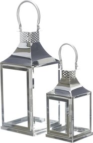 Set dvoch lampášov strieborný LUC313 (2 ks)