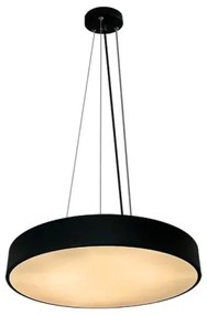 LED Stmievateľný luster na lanku LED/50W/230V 3000-6500K čierna + diaľkové ovládanie