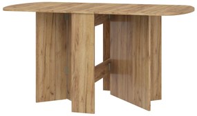 Rozkladací jedálenský stôl Elston 2 (craft zlatý) (pre 4 až 6 osôb). Vlastná spoľahlivá doprava až k Vám domov. 1051394