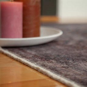 Obsession, Kusový koberec My Maurea 780 navy – na von aj na doma, 120x170, hnedá, chodba / predsieň