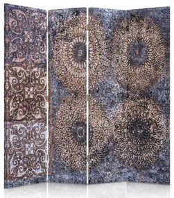 Gario Paraván Šikmé vzory Rozmery: 145 x 170 cm, Prevedenie: Klasický paraván