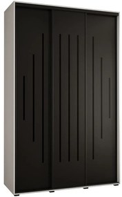 Skriňa 45 Canaris 12 160 biela/čierna/čierna