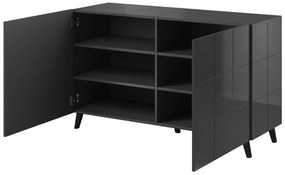 Cama Sivá komoda Reja 2D