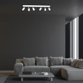 Bodové svietidlo JOKER 6xGU10/25W/230V biela/lesklý chróm