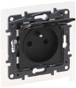 Zásuvka hermetická IP44 863535 Niloe Step čierna