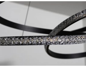 LED stmievateľný závesný luster na lanku LED/90W/230V 3000-6500K pr. 47 cm + diaľkové ovládanie