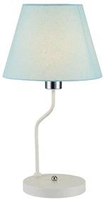 Stolná lampa YORK 1xE14/60W/230V biela/modrá
