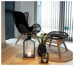 Čierna ovčia kožušina House Nordic