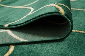 Dywany Łuszczów, Kusový koberec Emerald 1021 green and gold, 160x220, zelená, kancelária