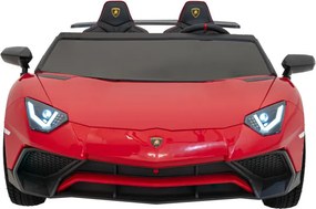 Detské elektrické autíčko Lamborghini Aventador SV 24 V červené