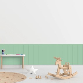 PIPPER. Textilná samolepiaca tapeta - Obdĺžnik - Mätová farba Farba: Tmavá, Veľkosť: 60 cm