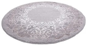 Koberec GALYA K3810A sivý / hnedý kruh