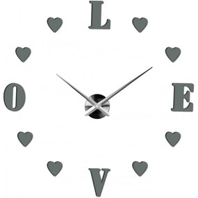 Moderné nalepovacie nástenné hodiny | 3D hodiny 12S011-Wanduhr