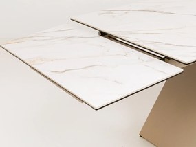 Nelly rozťahovací stôl béžový 180(40+40)x90 cm