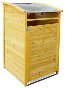 Habau Záhradný box na smetný kôš, 120 l (prírodná)  (100271525)