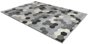 Koberec HEOS 78537 sivý / krém HEXAGON