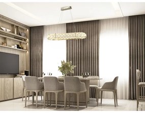 LED stmievateľný závesný luster na lanku ENRIQUE LED/50W/230V 3000-6000K + diaľkové ovládanie