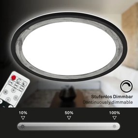Brilo - LED Stmievateľné stropné svietidlo SLIM LED/22W/230V 2700-6500K + DO