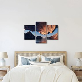 Obraz - 3D útesy (90x60 cm)