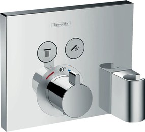 Hansgrohe Shower Select, termostatická batéria pod omietku, s 2 výstupmi, chrómová, 15765000
