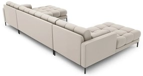 Béžová rohová pohovka do "U" Bali – Cosmopolitan Design