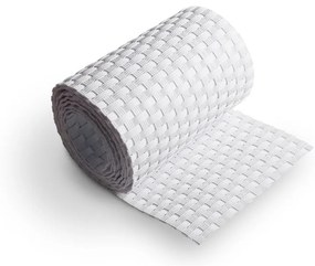 DECOREUM RATTANART Krycia páska na oplotenie 19/255 cm biela RD 07 88945