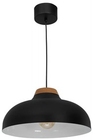 Luster na lanku BURGOS 1xE27/60W/230V čierna