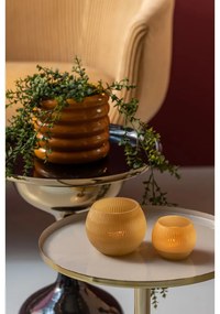 Sklenený svietnik Chique Ribbed – PT LIVING